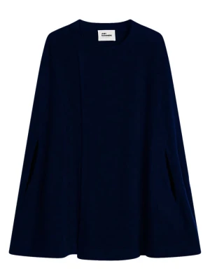 Just Cashmere Kaszmirowa narzutka "Alloa" w kolorze granatowym rozmiar: L/XL