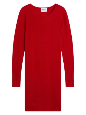 Just Cashmere Kaszmirowa sukienka "Susan" w kolorze czerwonym rozmiar: M