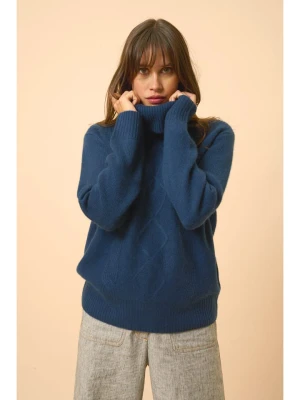 Just Cashmere Kaszmirowy golf "Doma" w kolorze granatowym rozmiar: XXL