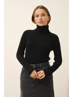 Just Cashmere Kaszmirowy golf "Miraya" w kolorze czarnym rozmiar: XXL