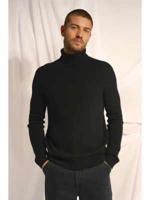 Just Cashmere Kaszmirowy golf "Noi" w kolorze czarnym rozmiar: M