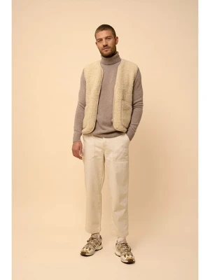 Just Cashmere Kaszmirowy golf "Sacha" w kolorze beżowym rozmiar: L