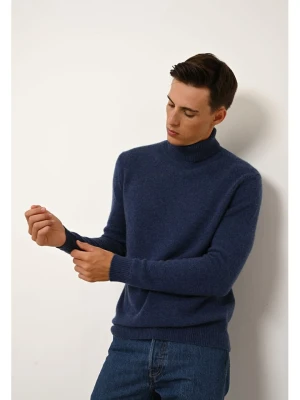 Just Cashmere Kaszmirowy golf "Sacha" w kolorze granatowym rozmiar: L