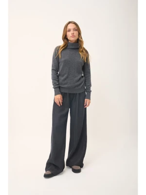 Just Cashmere Kaszmirowy golf w kolorze antracytowym rozmiar: S