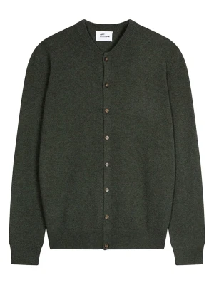 Just Cashmere Kaszmirowy kardigan "Anais" w kolorze ciemnozielonym rozmiar: XXL