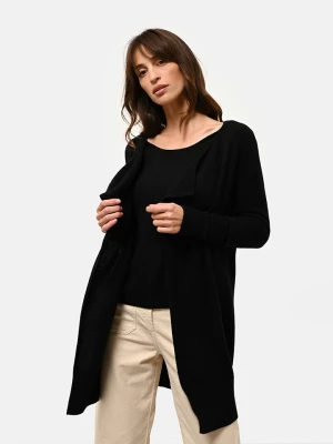Just Cashmere Kaszmirowy kardigan "Brooke" w kolorze czarnym rozmiar: S