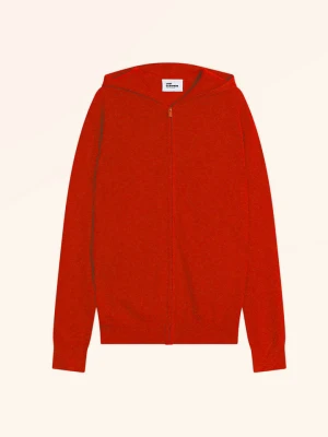 Just Cashmere Kaszmirowy kardigan "Elliot" w kolorze czerwonym rozmiar: L