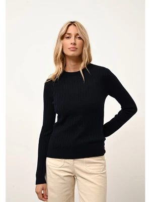Just Cashmere Kaszmirowy sweter "Avana" w kolorze granatowym rozmiar: M