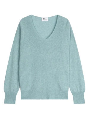 Just Cashmere Kaszmirowy sweter "Birse" w kolorze błękitnym rozmiar: S