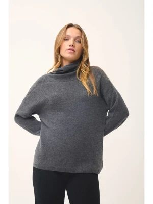 Zdjęcie produktu Just Cashmere Kaszmirowy sweter "Blantyre" w kolorze antracytowym rozmiar: L