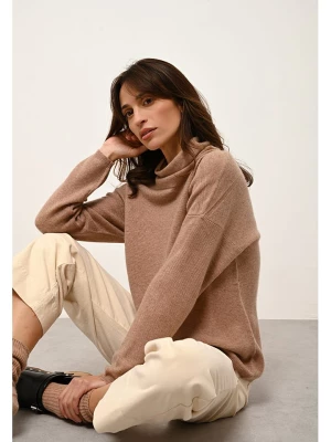 Just Cashmere Kaszmirowy sweter "Blantyre" w kolorze karmelowym rozmiar: M