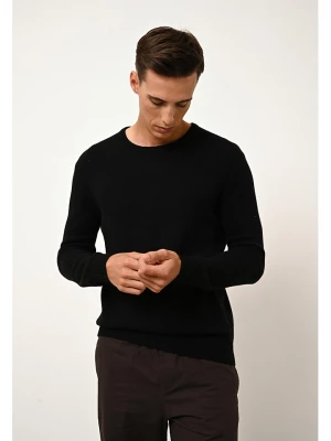 Just Cashmere Kaszmirowy sweter "Gabin" w kolorze czarnym rozmiar: M