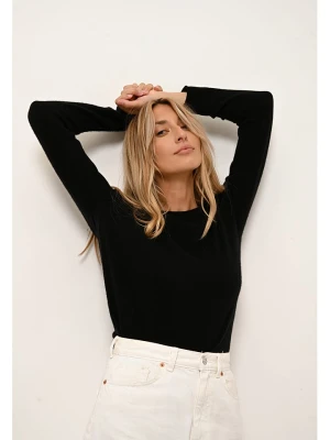 Just Cashmere Kaszmirowy sweter "Grace" w kolorze czarnym rozmiar: XL