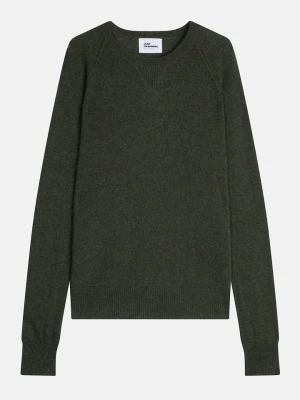 Just Cashmere Kaszmirowy sweter "Helen" w kolorze khaki rozmiar: XXL