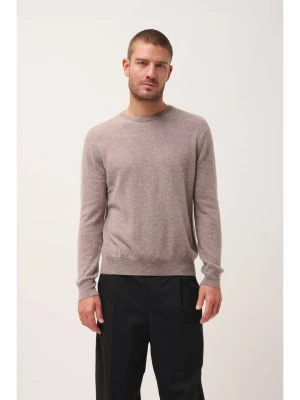 Just Cashmere Kaszmirowy sweter "Howard" w kolorze brązowym rozmiar: M