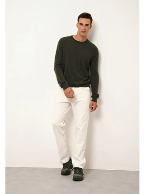 Just Cashmere Kaszmirowy sweter "Howard" w kolorze khaki rozmiar: L