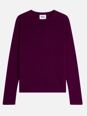Just Cashmere Kaszmirowy sweter "Jane" w kolorze fioletowym rozmiar: M