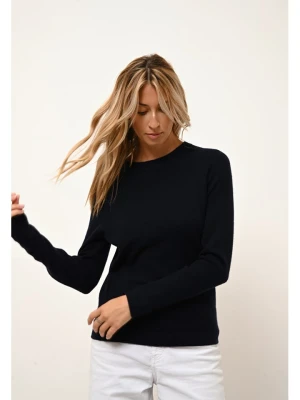 Just Cashmere Kaszmirowy sweter "Jane" w kolorze granatowym rozmiar: XXL