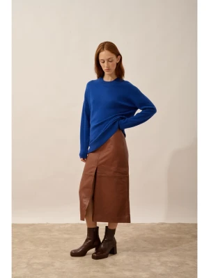 Just Cashmere Kaszmirowy sweter "Jospe" w kolorze niebieskim rozmiar: M