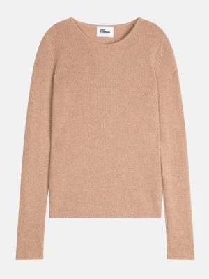 Just Cashmere Kaszmirowy sweter "Joyce" w kolorze beżowym rozmiar: M