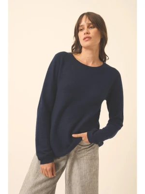 Just Cashmere Kaszmirowy sweter "Nethy" w kolorze granatowym rozmiar: XL