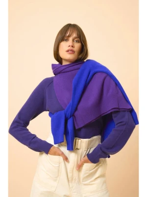 Just Cashmere Kaszmirowy sweter "Phoebe" w kolorze fioletowym rozmiar: L