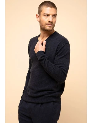Just Cashmere Kaszmirowy sweter "Tom" w kolorze granatowym rozmiar: XL