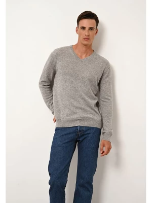 Just Cashmere Kaszmirowy sweter "Tom" w kolorze szarym rozmiar: XXL
