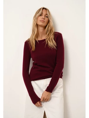 Just Cashmere Kaszmirowy sweter "Vivian" w kolorze bordowym rozmiar: M
