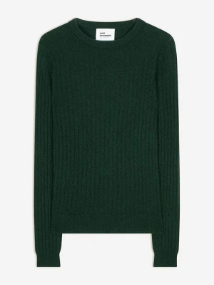 Just Cashmere Kaszmirowy sweter w kolorze ciemnozielonym rozmiar: L
