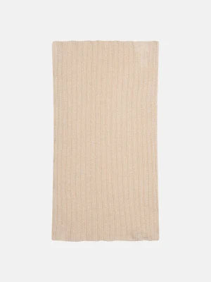 Just Cashmere Kaszmirowy szal-koło "Hutton" w kolorze beżowym - 65 x 50 cm rozmiar: onesize
