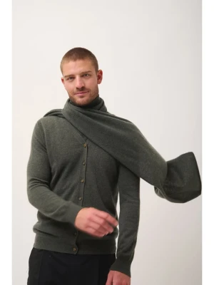 Just Cashmere Kaszmirowy szal w kolorze antracytowym - 200 x 30 cm rozmiar: onesize