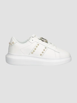 JUST CAVALLI Białe sneakersy FONDO URSA DIS. 3, Rozmiar 38