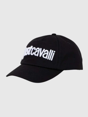 JUST CAVALLI Czapka z daszkiem 3d Up z białym logo