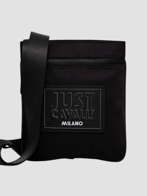 JUST CAVALLI Czarna torba męska Range Institutional Logo