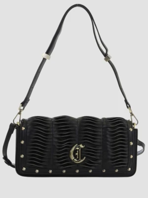 JUST CAVALLI Czarna torebka Gothic Woving