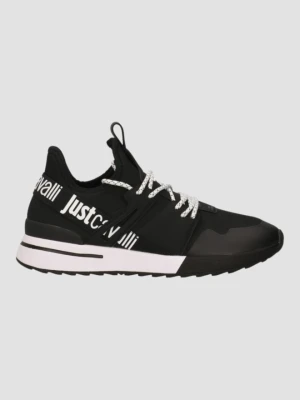 JUST CAVALLI Czarne sneakersy Fondo Action Basic, Rozmiar 45