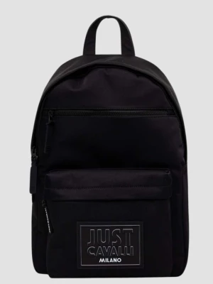JUST CAVALLI Czarny plecak Range Institutional Logo - Sketch 2