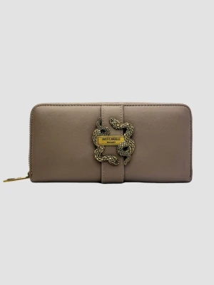 JUST CAVALLI Damski portfel w kolorze taupe Iconic Snakes - Style 15