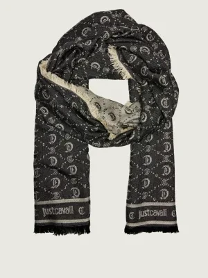 Just Cavalli Dwustronny szal PASHMINA