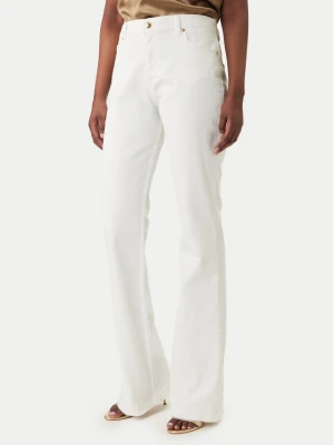 Just Cavalli Jeansy 80PAB5F3 CEWCA Biały Flare Fit