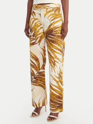 Just Cavalli Jeansy 80PAB5L8 CESCB Écru Loose Fit Kremowy