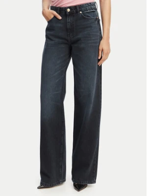 Just Cavalli Jeansy 80PAB5T2 CDWCH Granatowy Straight Fit