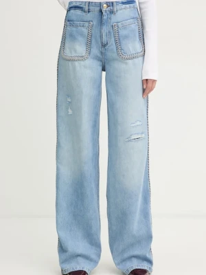 Just Cavalli jeansy straight damskie