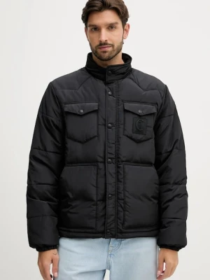 Just Cavalli kurtka kolor czarny zimowa 79OAS407 CQUD4