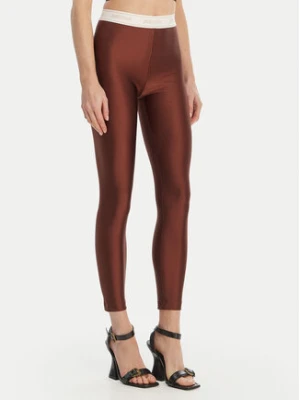 Just Cavalli Legginsy 80PAC100 J0108 Brązowy Skinny Fit