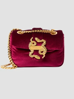 JUST CAVALLI Malinowa kopertówka Iconic Iconic Snakes Puffy - Style 3