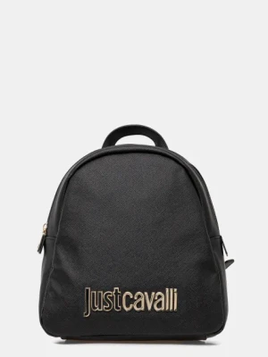 Just Cavalli plecak damski kolor czarny mały gładki 78RA4BBD ZS766