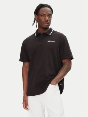 Just Cavalli Polo 78OAGT15 Czarny Regular Fit