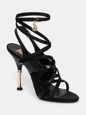Just Cavalli sandały na szpilce